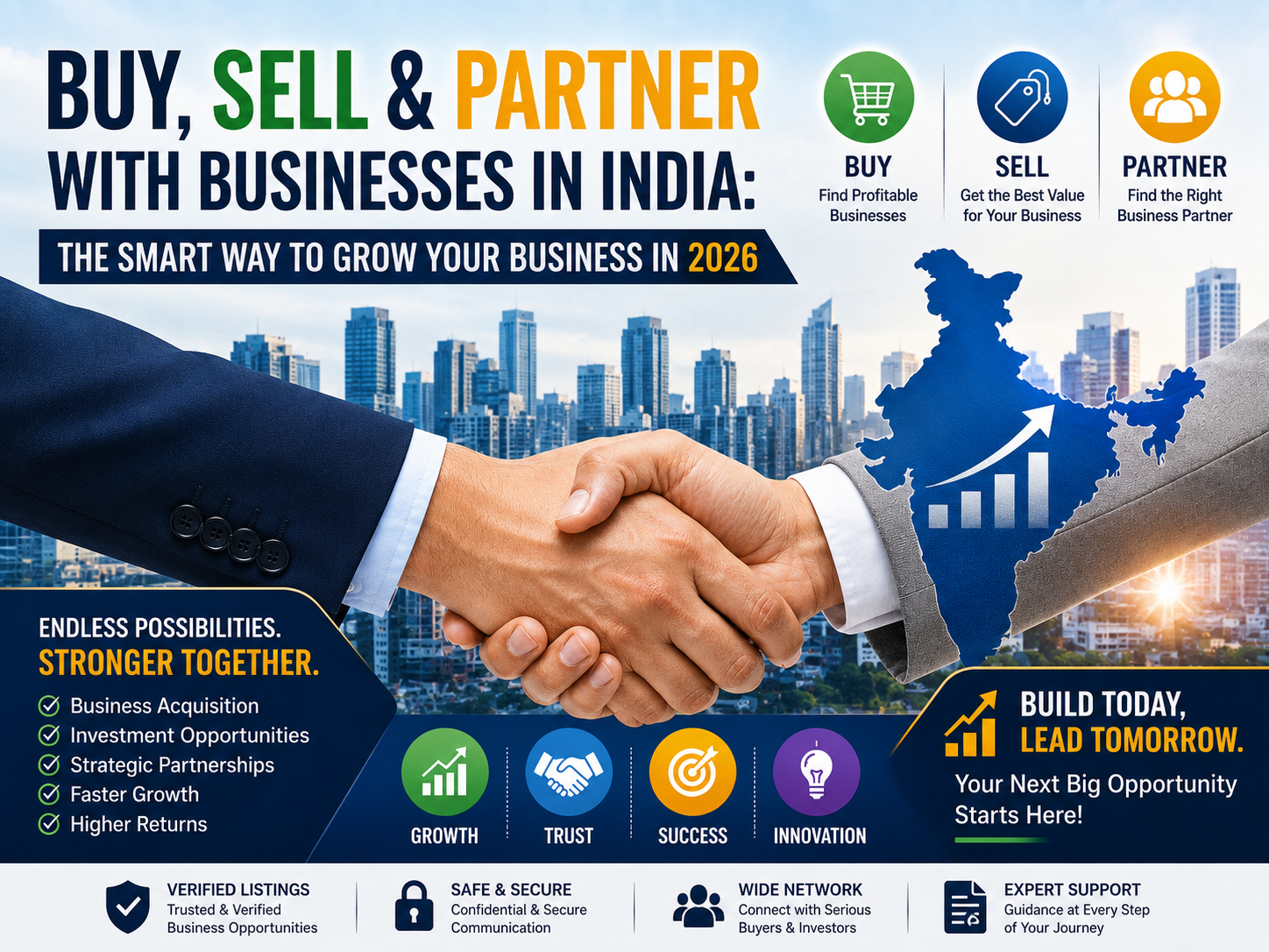 Buy, Sell & Partner with Businesses in India: The Smart Way to Grow Your Business in 2026