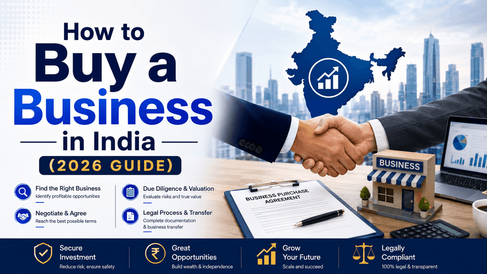 How to Buy a Business in India (2026 Guide)